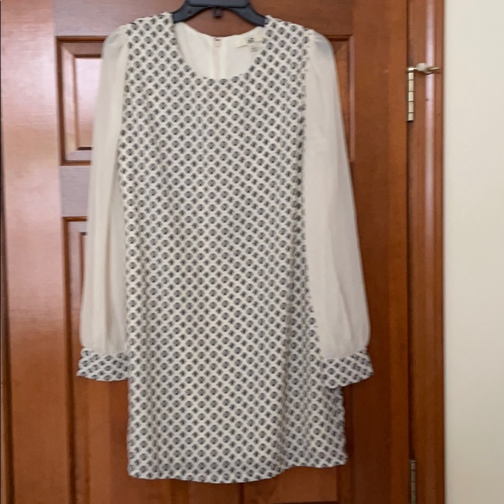 LosAngel cream and black dress.